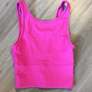 Lululemon Power pivot tank cropped